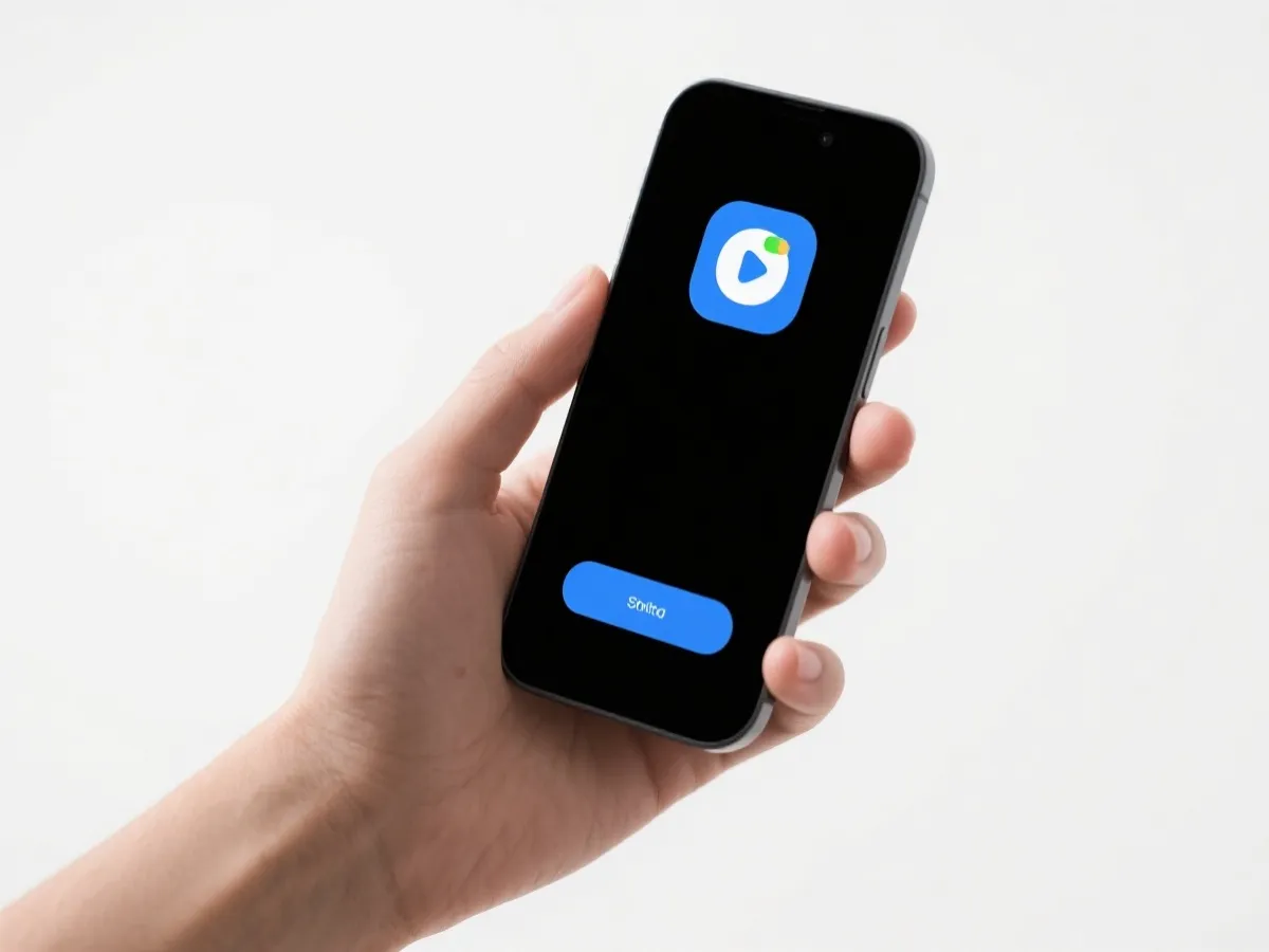 移动端应用界面示意图